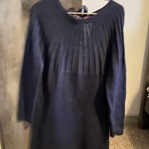Blue Rain Sweater Dress